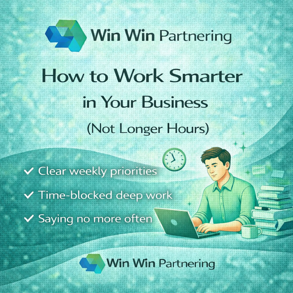 how to work smarter in business