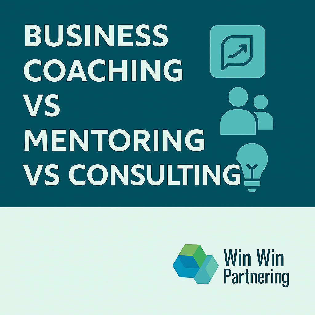 Business Coaching vs Mentoring vs Consulting What Do You Need