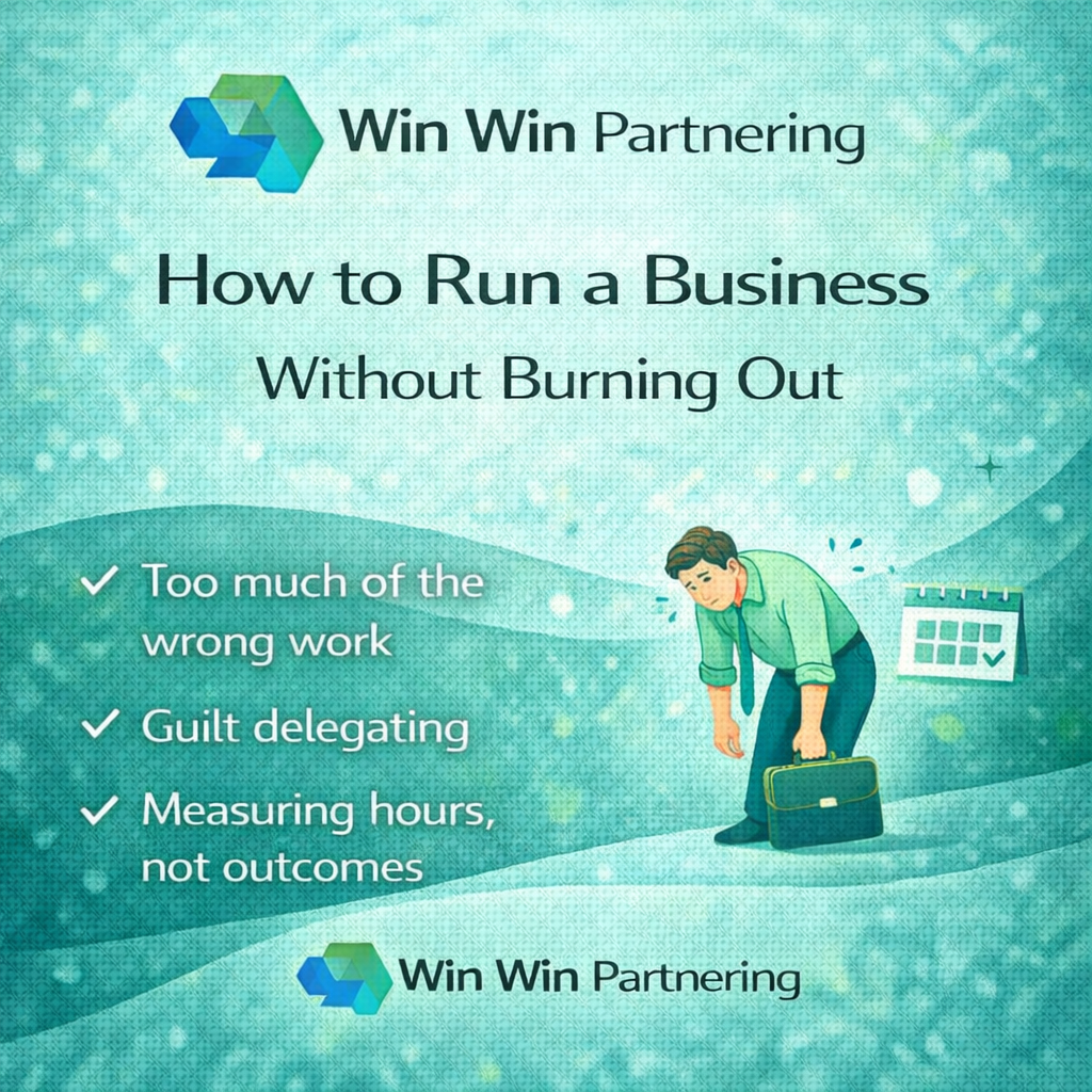 run a business without burnout