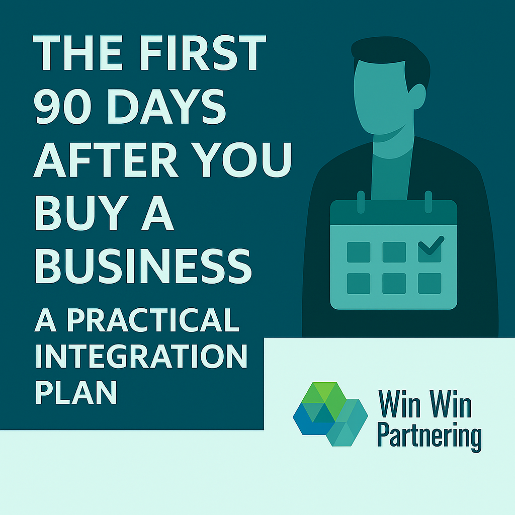 First 90 Days After You Buy a Business - Plan for New Owners